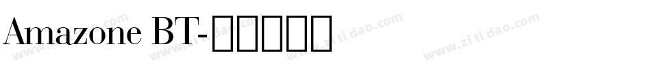 Amazone BT字体转换